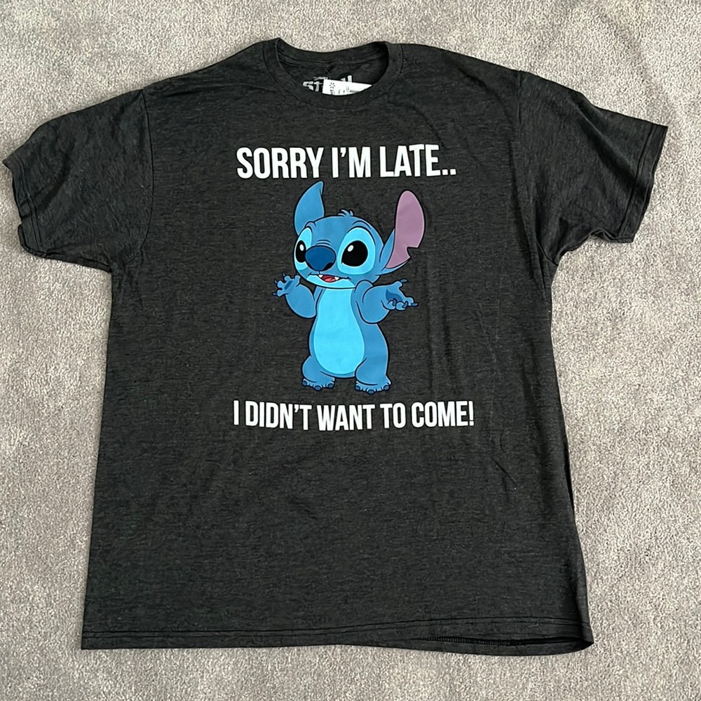 Disney Lilo & Stitch Men's Short Sleeve Graphic T-Shirt X-Large